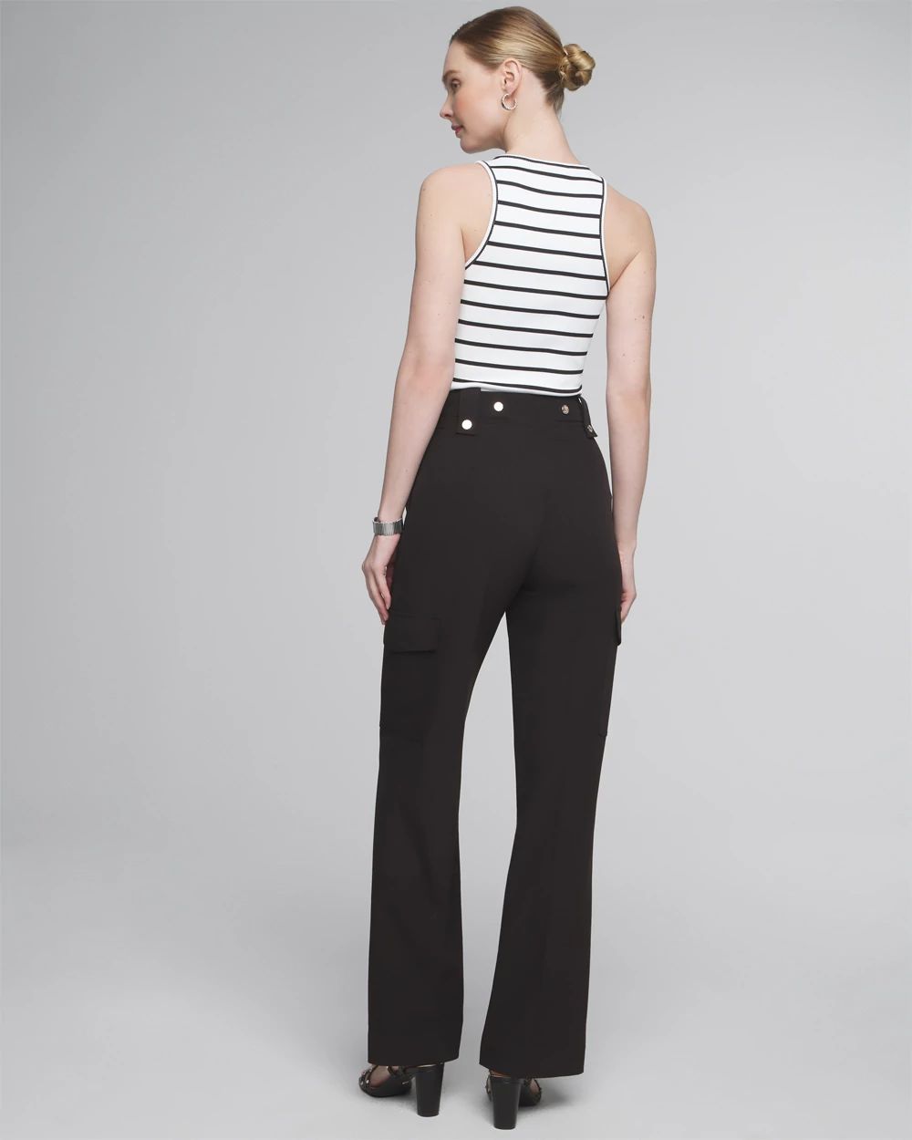Black house shop white market pants